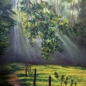 Scenary Nature Painting by Artist Shanti Sahu