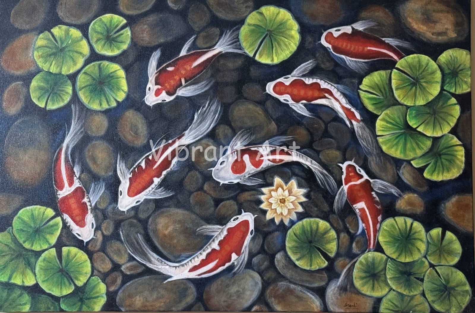 Koi Fishes Painting