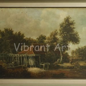 Recreated Painting of Green landscape